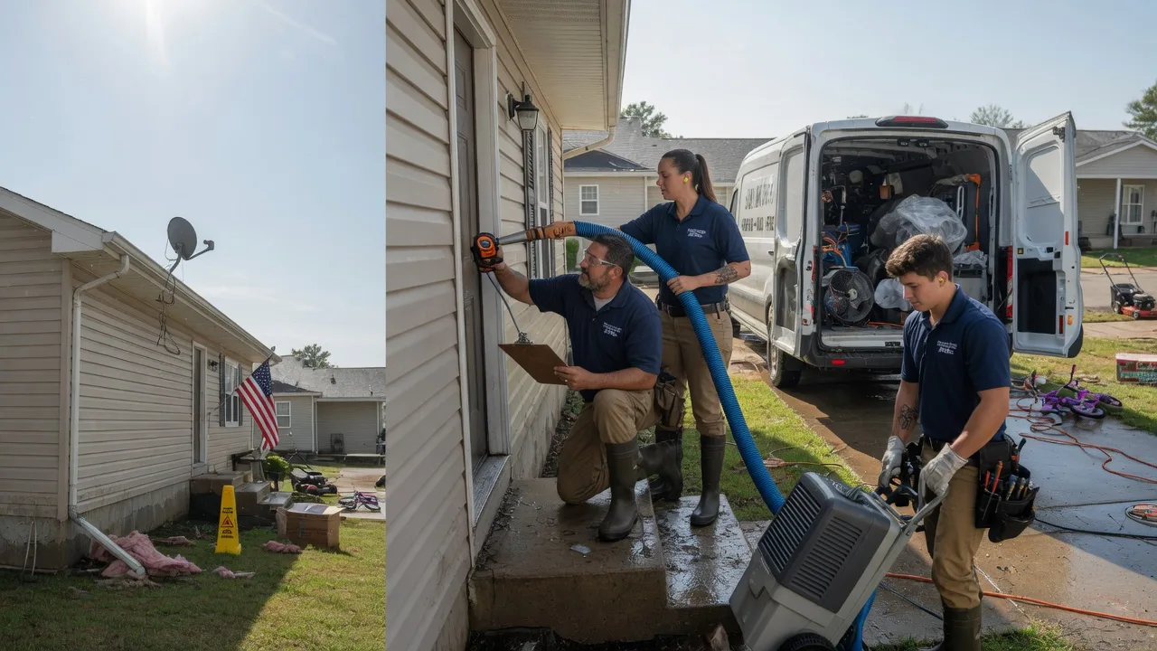Ceiling Water Damage Restoration in Brocket, ND near me